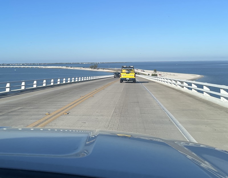 image of the bridge going onto Sanibel Island
